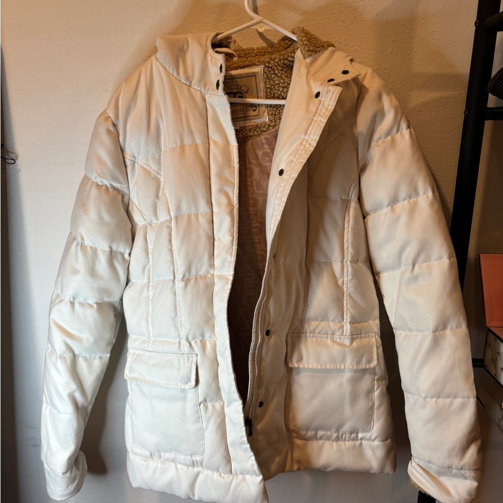 UGG woman’s Cream Puffer Jacket